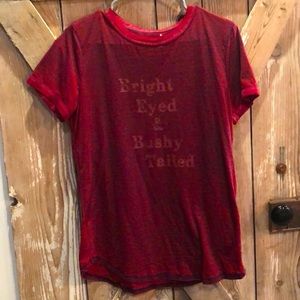 bright eyed & bushy tailed tee